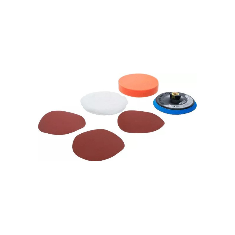 Jeu de disques de polissage et ponçage | Ø 125 mm Jeu de disques de polissage et ponçage | Ø 125 mm