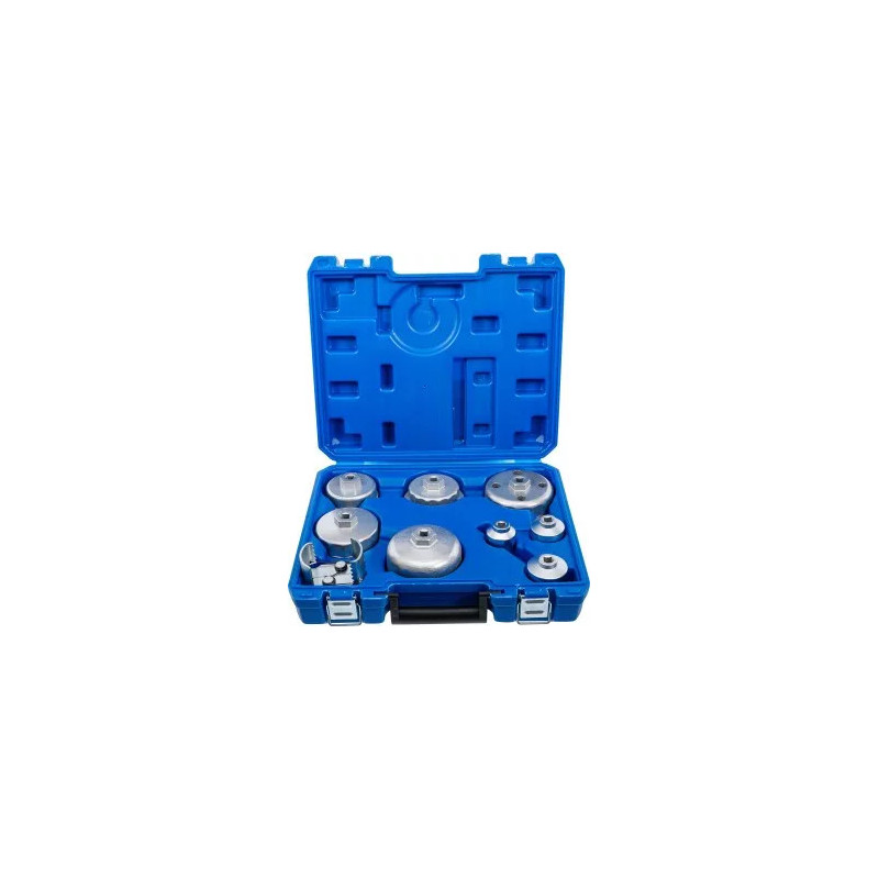 Jeu de clés à filtres cloches | Ø 27 - 88,8 mm | 9 pièces Jeu de clés à filtres cloches | Ø 27 - 88,8 mm | 9 pièces