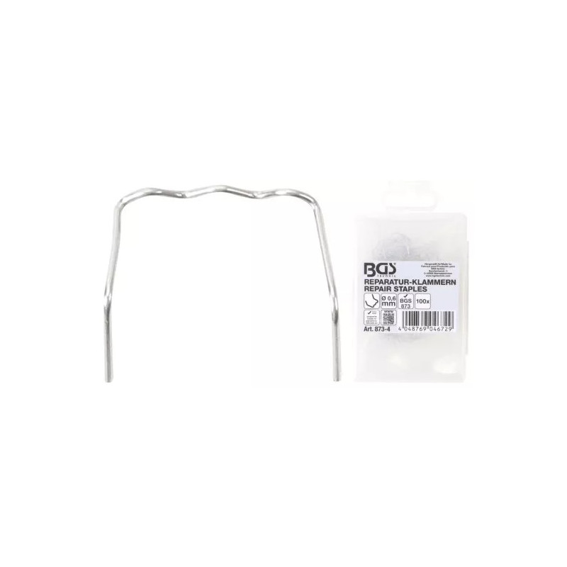 Agrafes de réparation | forme L | Ø 0,6 mm | 100 pièces Agrafes de réparation | forme L | Ø 0,6 mm | 100 pièces