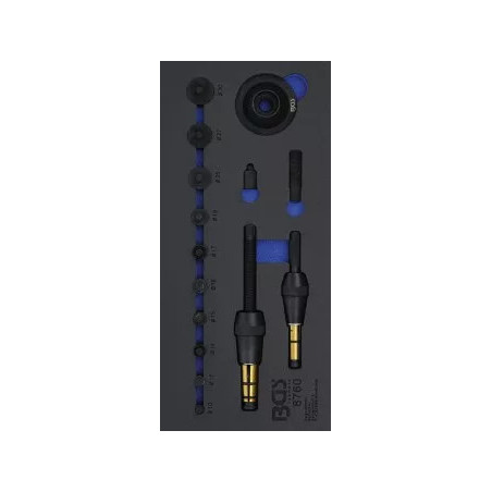 Insert de servante d'atelier 1/3 | Jeu d’outils pour centreur d'embrayages | 17 pièces