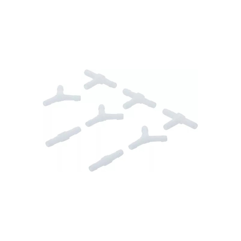 Assortiments de connecteurs de tuyau | résiste aux carburants | 3 mm | 8 pièces Assortiments de connecteurs de tuyau | résiste aux carburants | 3 mm | 8 pièces