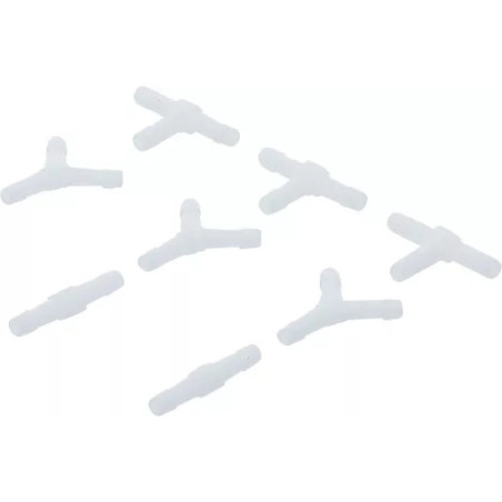 Assortiments de connecteurs de tuyau | résiste aux carburants | 3 mm | 8 pièces