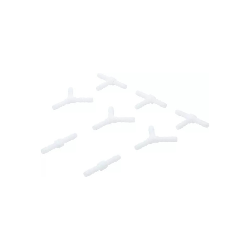Assortiments de connecteurs de tuyau | résiste aux carburants | 5 mm | 8 pièces Assortiments de connecteurs de tuyau | résiste aux carburants | 5 mm | 8 pièces