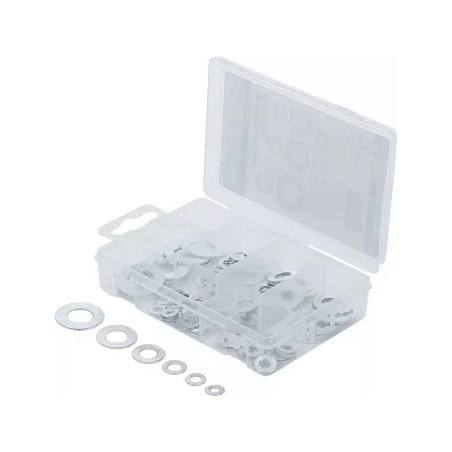 Assortiment de rondelles | Ø 4 - 12 mm (diamètre interne) | 130 pcs.