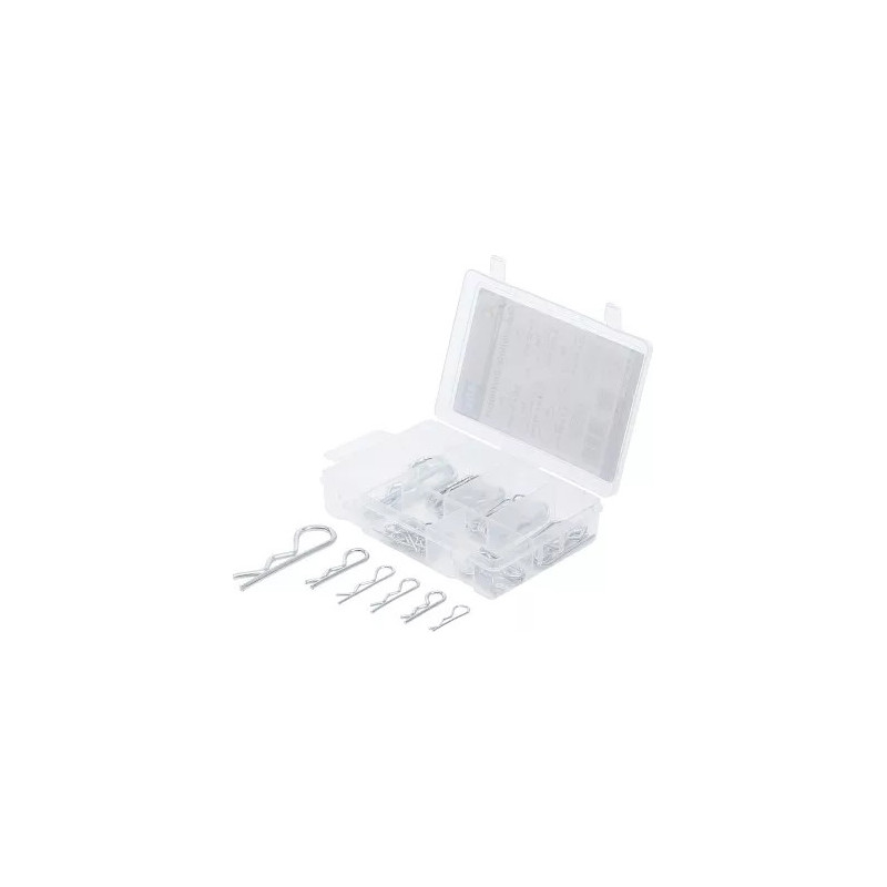 Assortiment de goupilles béta à simple spire | Ø 1,2 - 3,0 mm | 48 pièces Assortiment de goupilles béta à simple spire | Ø 1,2 - 3,0 mm | 48 pièces