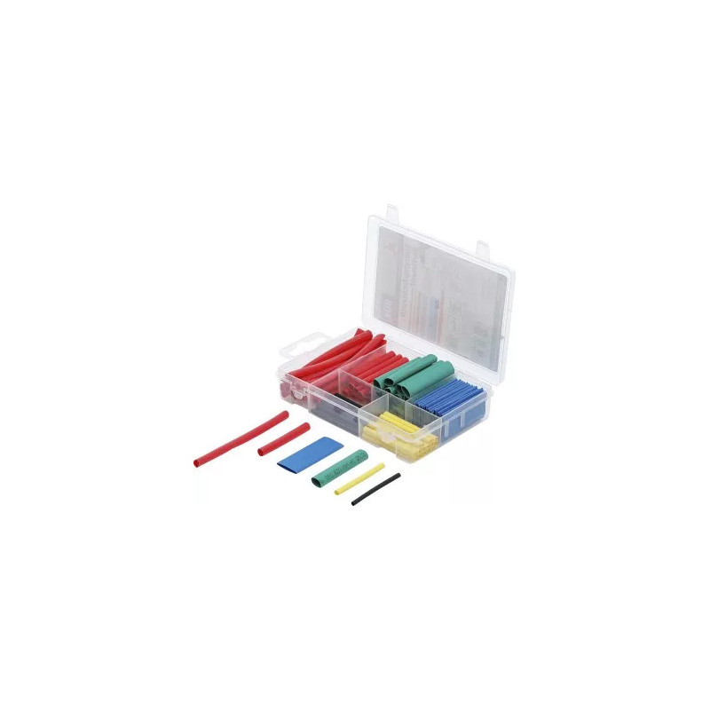 Assortiment de gaines thermorétractables | multicolore | 90 pièces Assortiment de gaines thermorétractables | multicolore | 90 pièces