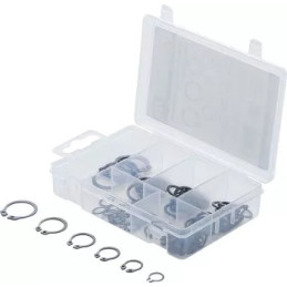 Assortiment de circlips extérieurs | Ø 8 - 19 mm | 78 pièces
