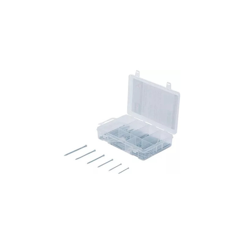 Assortiment d’aiguilles de plinthe/panneau | 100 pièces Assortiment d’aiguilles de plinthe/panneau | 100 pièces