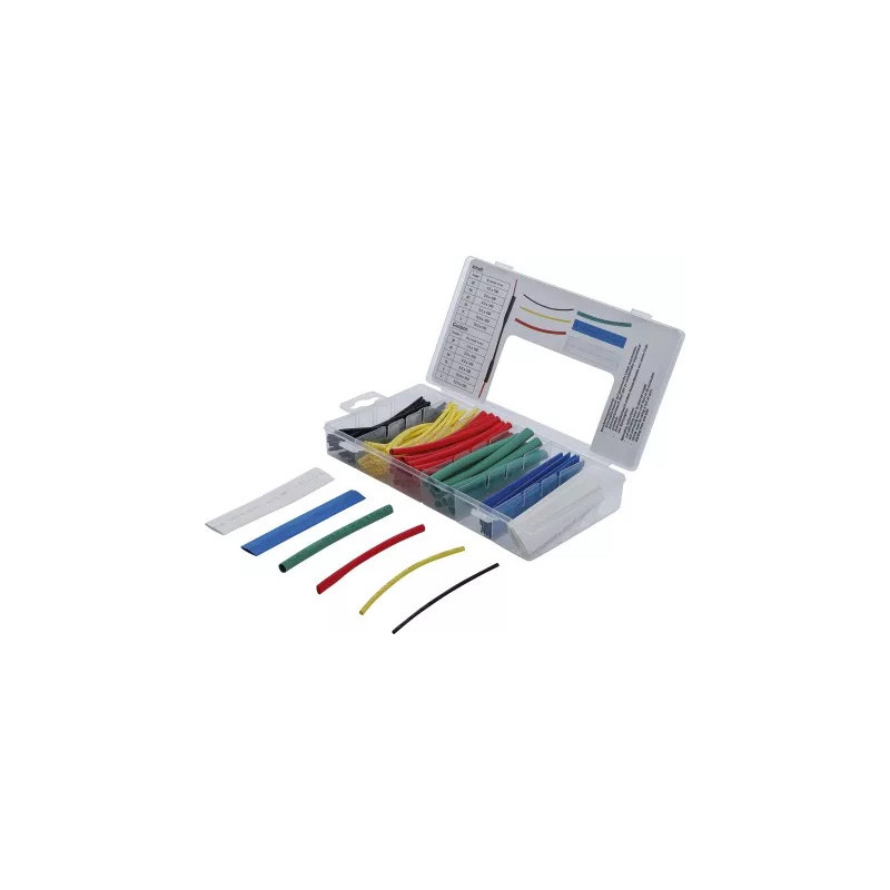 Assortiment de gaines thermorétractables | multicolore | 99 pièces Assortiment de gaines thermorétractables | multicolore | 99 pièces
