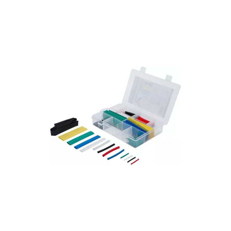 Assortiment de gaines thermorétractables | couleurs | 171 pièces Assortiment de gaines thermorétractables | couleurs | 171 pièces