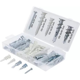 Assortiment de chevilles pour carton-plâtre | 100 pièces