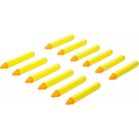 Marqueurs gras | jaunes | 12 pièces