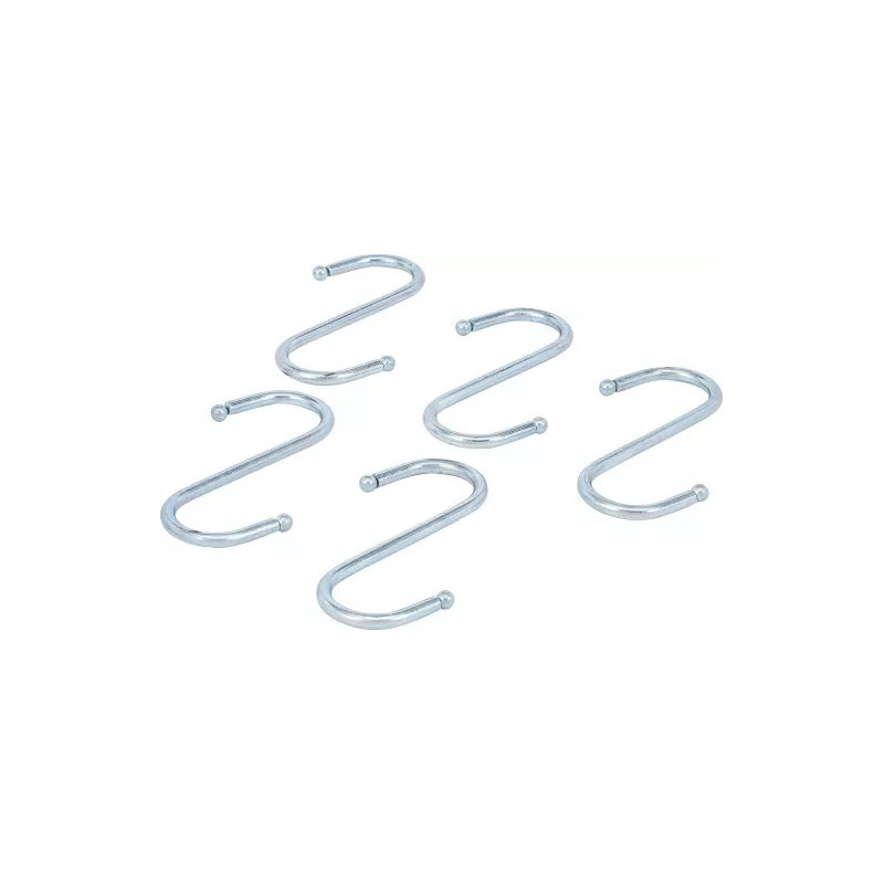 Jeu de crochets en S | 100 mm | 5 pcs. Jeu de crochets en S | 100 mm | 5 pcs.