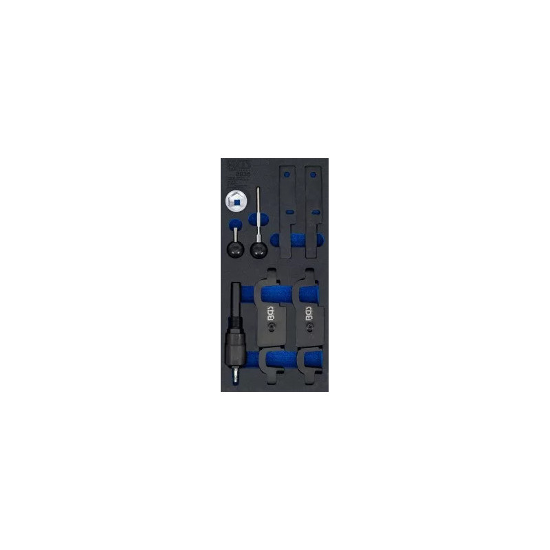 Insert de servante d'atelier 1/3: Outils de calage du moteur | pour Porsche Panamera, Cayenne V8 | 8 pièces Insert de servante d'atelier 1/3: Outils de calage du moteur | pour Porsche Panamera, Cayenne V8 | 8 pièces