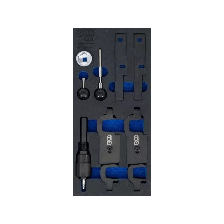 Insert de servante d'atelier 1/3: Outils de calage du moteur | pour Porsche Panamera, Cayenne V8 | 8 pièces