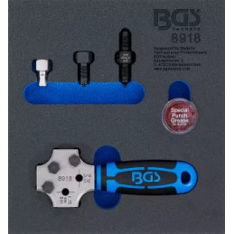 Insert de servante d'atelier 1/6 : Presse à collets | SAE et DIN 4,75 mm (3/16")