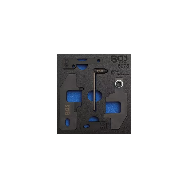 Insert de servante d'atelier 1/6 : Coffret de calage | pour PSA, Toyota 1.0, 1.2 VTi Insert de servante d'atelier 1/6 : Coffret de calage | pour PSA, Toyota 1.0, 1.2 VTi