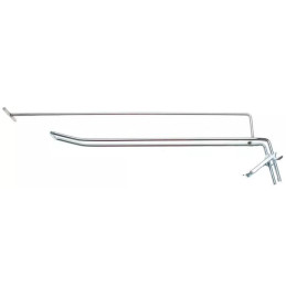Crochets doubles | 300 x 4,8 mm | avec bras de support et goupille transversale
