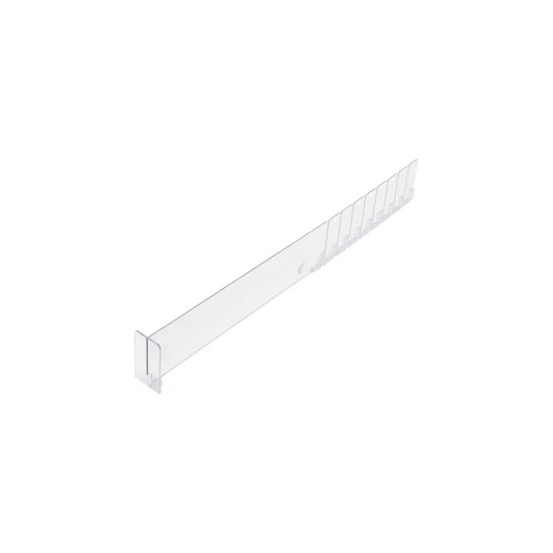 Séparateur en plastique | transparent | 285 / 480 x 60 mm Séparateur en plastique | transparent | 285 / 480 x 60 mm