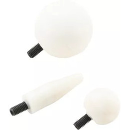 Jeu de têtes de rechange plastiques pour outil de débosselage | M5 x 0,8 mm | pour art. 1659 | 3 pièces