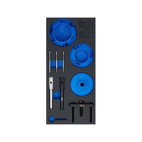 Insert de servante d'atelier 1/3 : Coffret de calage | pour Jaguar, Land Rover, Ford, Citroën 2.0, 2.2, 2.4, 3.2 diesel