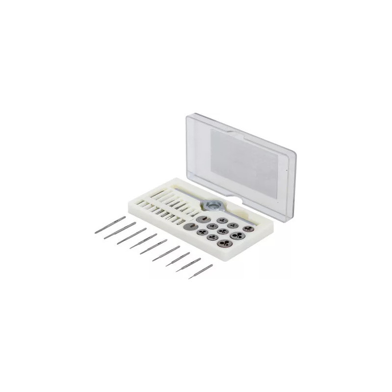 Jeu de tarauds | M1 - M2,5 | 31 pièces Jeu de tarauds | M1 - M2,5 | 31 pièces