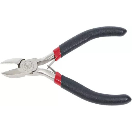 Pince coupante diagonale pour électronique | avec ressort | 110 mm