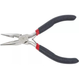 Pince à becs fins pour électronique | droite | avec ressort | 120 mm