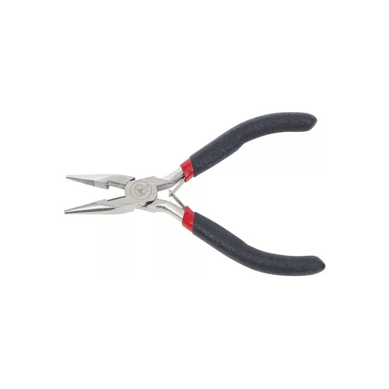 Pince à becs fins pour électronique | droite | avec ressort | 120 mm Pince à becs fins pour électronique | droite | avec ressort | 120 mm