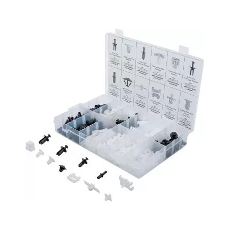 Assortiment de clips de fixation automobiles pour Mercedes-Benz | 270 pièces