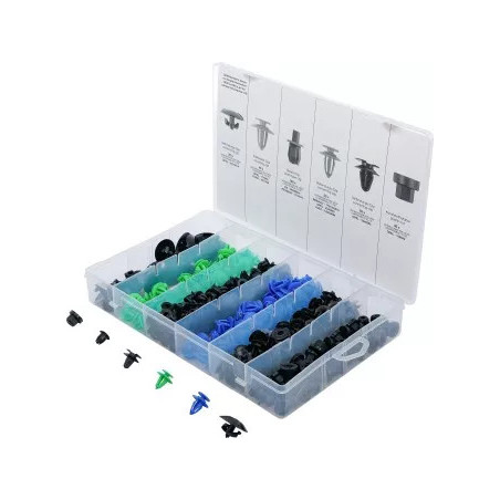 Assortiment de clips de fixation automobiles pour Opel | 300 pièces