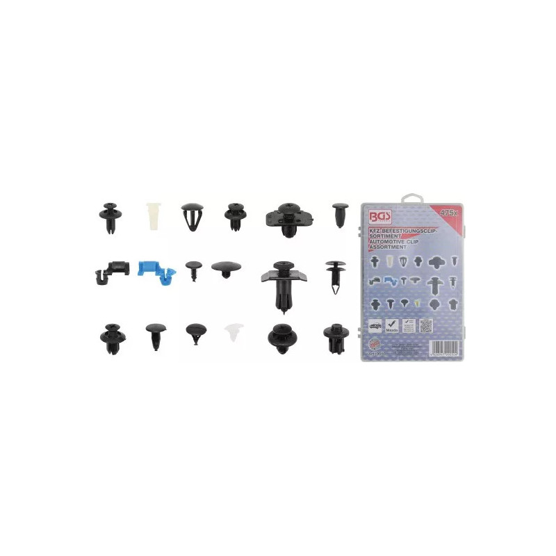 Assortiment de clips de fixation automobiles pour Mazda | 475 pièces Assortiment de clips de fixation automobiles pour Mazda | 475 pièces