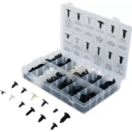 Assortiment de clips « arbre de Noël » pour GM, VW, Chrysler, BMW, Nissan, Ford | 340 pièces