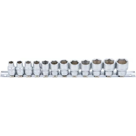 Jeu de Douilles, six pans | 10 mm (3/8") | 8 - 19 mm | 12 pièces