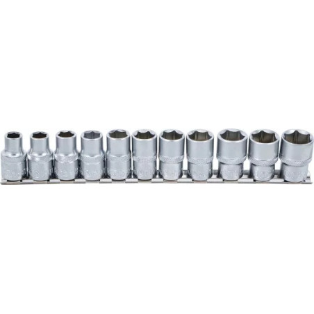 Jeu de Douilles, six pans | 12,5 mm (1/2") | 10 - 21 mm | 11 pièces