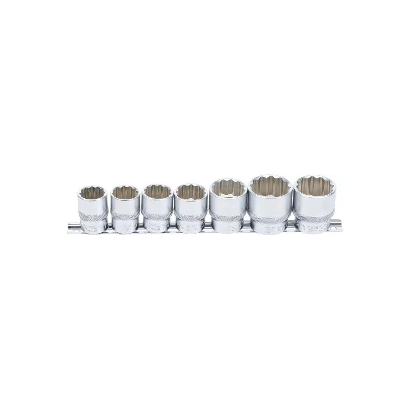 Jeu de Douilles, douze pans | 12,5 mm (1/2") | 20 - 32 mm | 7 pièces Jeu de Douilles, douze pans | 12,5 mm (1/2") | 20 - 32 mm | 7 pièces
