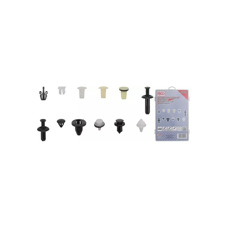 Assortiment de clips de fixation automobiles pour Mitsubishi | 370 pièces Assortiment de clips de fixation automobiles pour Mitsubishi | 370 pièces