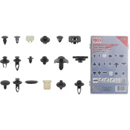 Assortiment de clips de fixation automobiles pour Nissan | 408 pièces