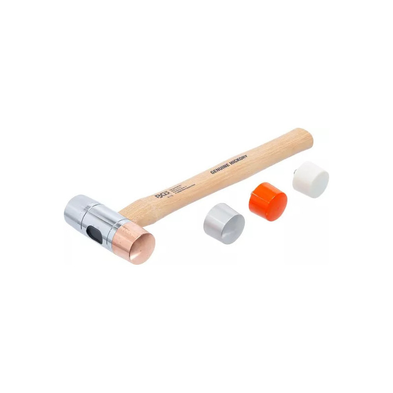 Maillet avec tête interchangeable | manche Hickory | Ø 35 mm Maillet avec tête interchangeable | manche Hickory | Ø 35 mm