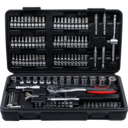 Coffret de douilles | 6,3 mm (1/4") | 130 pièces