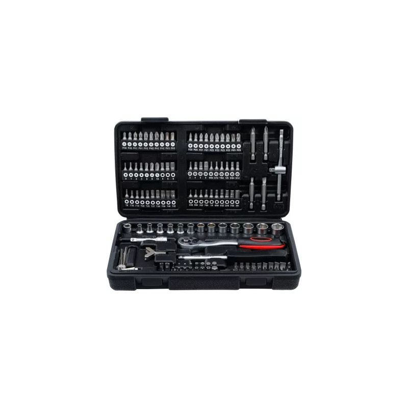 Coffret de douilles | 6,3 mm (1/4") | 130 pièces
