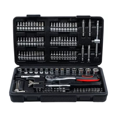 Coffret de douilles | 6,3 mm (1/4") | 130 pièces