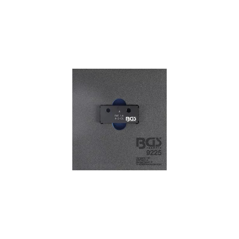 Insert de servante d'atelier 1/6 : Bloc d’outil de calage d'arbre à came | pour Fiat, Lancia 1.4 12V Insert de servante d'atelier 1/6 : Bloc d’outil de calage d'arbre à came | pour Fiat, Lancia 1.4 12V