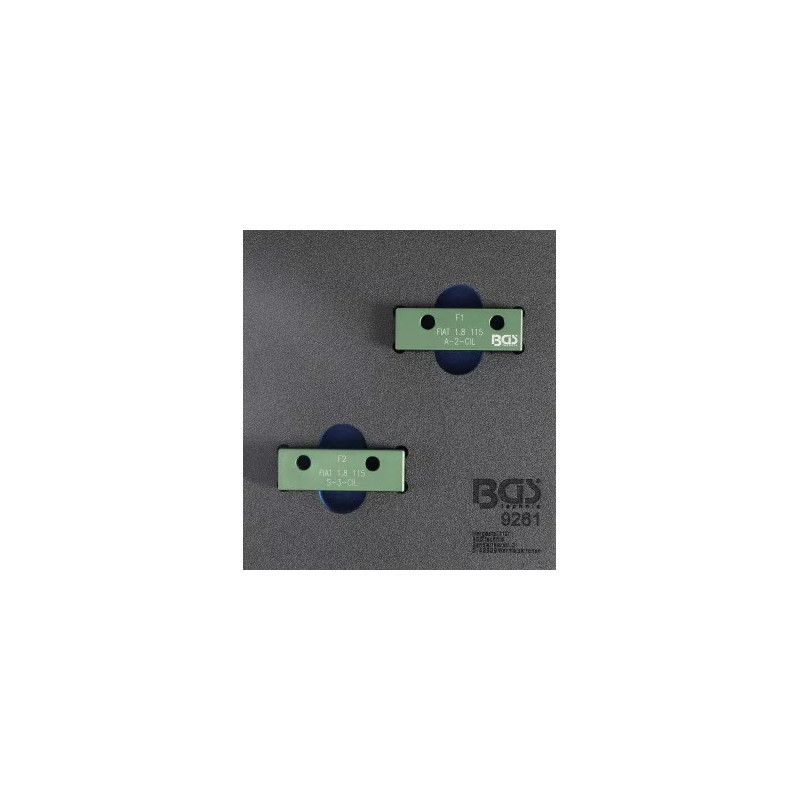 Insert de servante d'atelier 1/6 : Coffret de calage d’arbre à cames | pour Fiat, Lancia 1.8l 115 PS Insert de servante d'atelier 1/6 : Coffret de calage d’arbre à cames | pour Fiat, Lancia 1.8l 115 PS