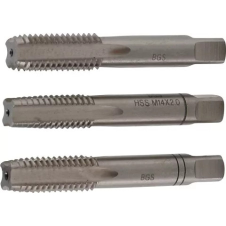 Jeu de tarauds | pré-taraud et filière | HSS-G | M14 x 2,0 | 3 pièces