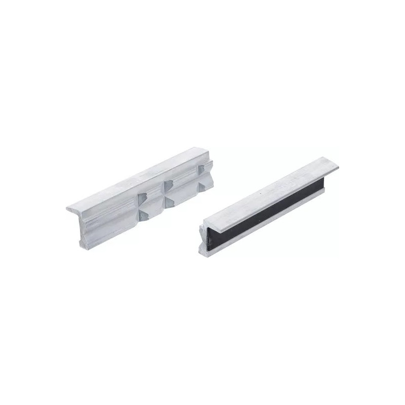Mors de protection pour étau | aluminium | largeur 125 mm | 2 pièces Mors de protection pour étau | aluminium | largeur 125 mm | 2 pièces
