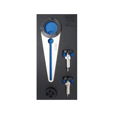 Insert de servante d'atelier 1/3 : Jeu de cales et d’outils de rotation de poulie pour vilebrequin | pour BMW 2.5D