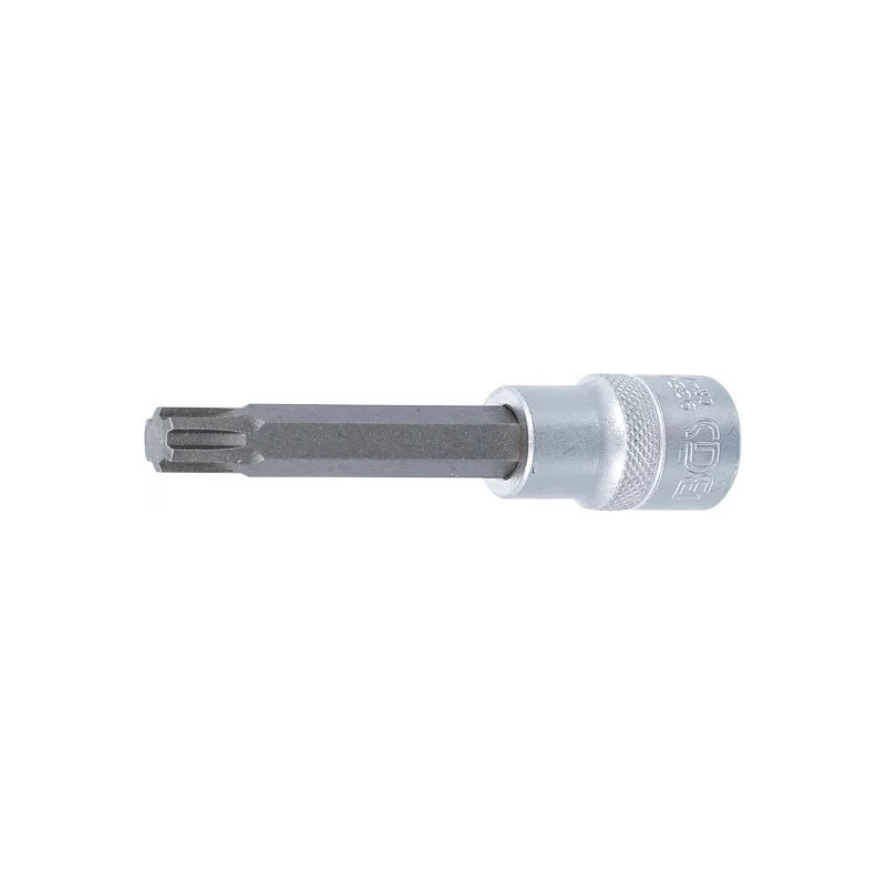 Douilles à embouts | longueur 100 mm | 12,5 mm (1/2") | profil cannelé (pour RIBE) M10,3