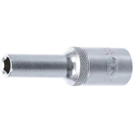 Douille pour clé, six pans, longue | 12,5 mm (1/2") | 8 mm