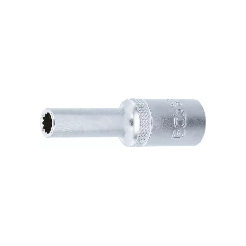 Douille pour clé, douze pans, longue | 12,5 mm (1/2") | 8 mm Douille pour clé, douze pans, longue | 12,5 mm (1/2") | 8 mm
